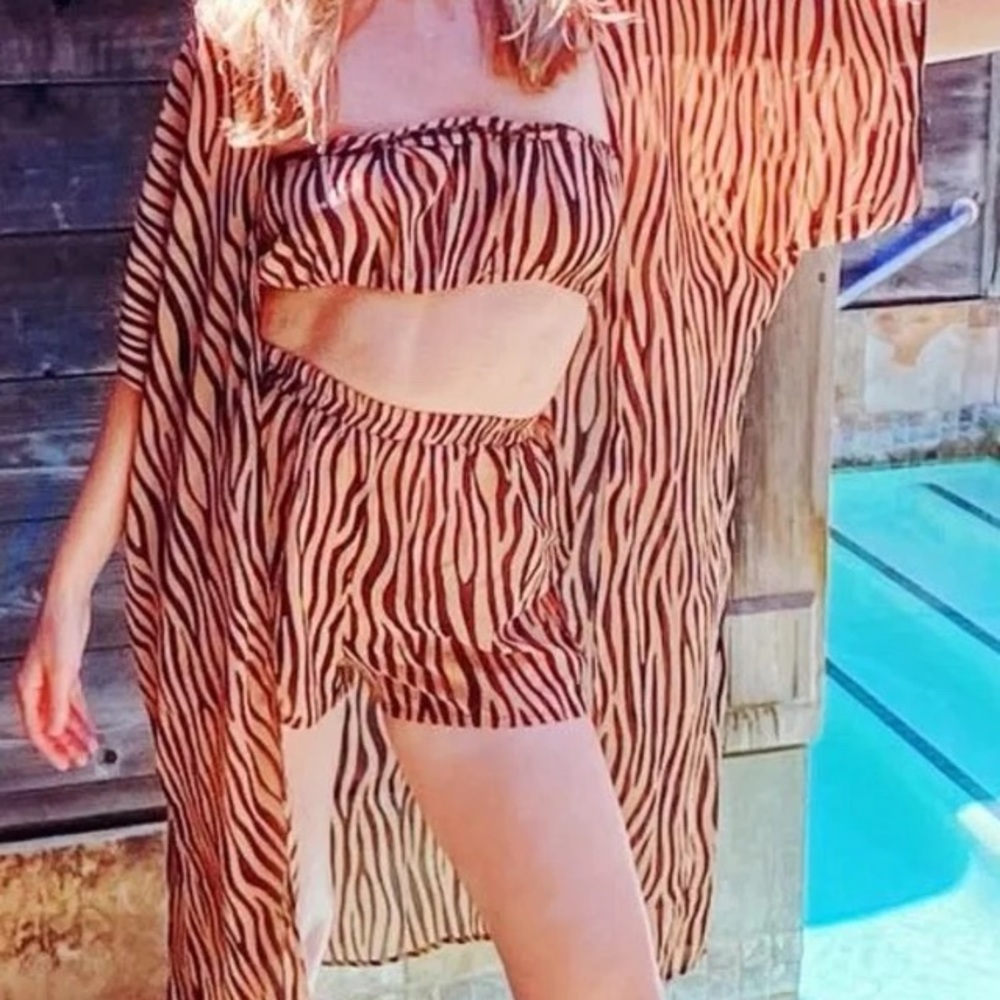 3 piece swim cover up set